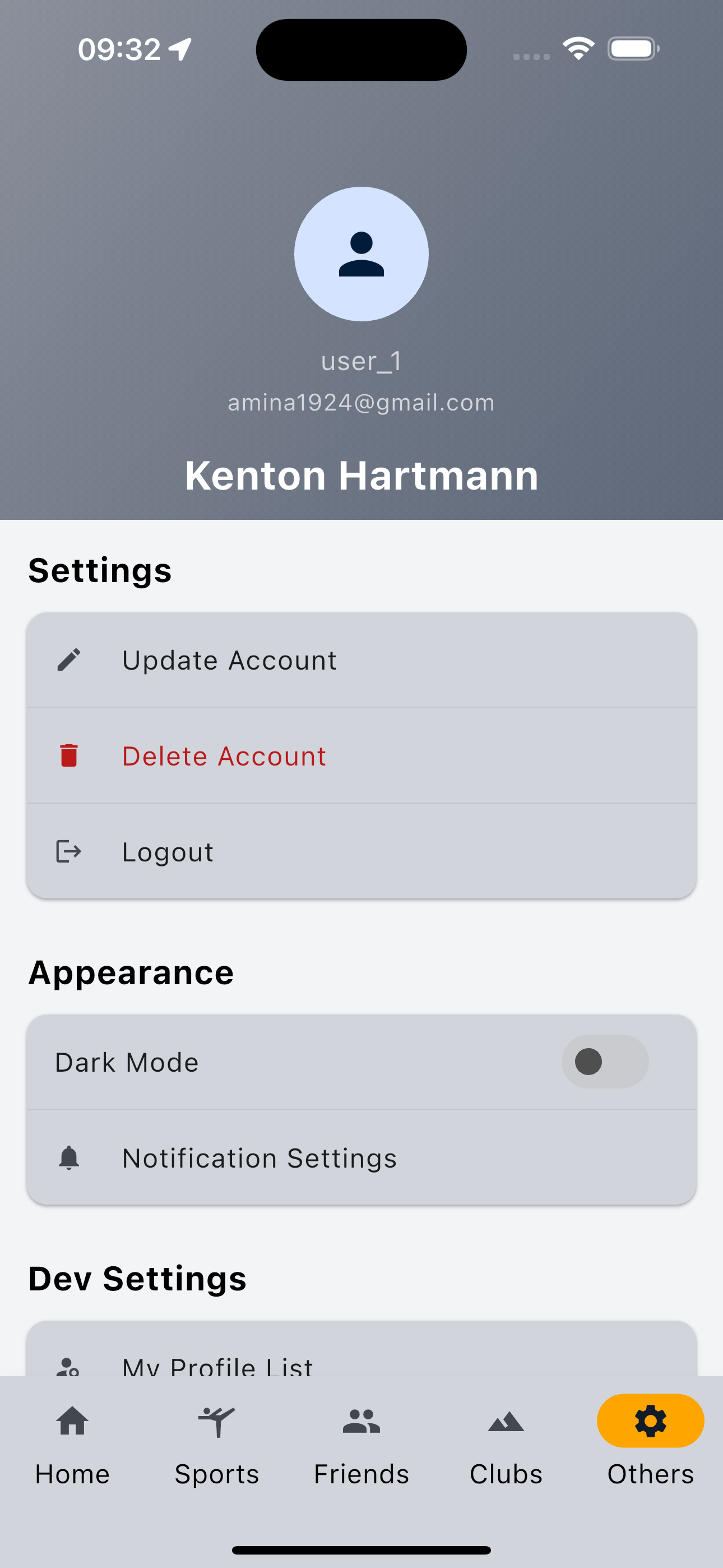 User Profile